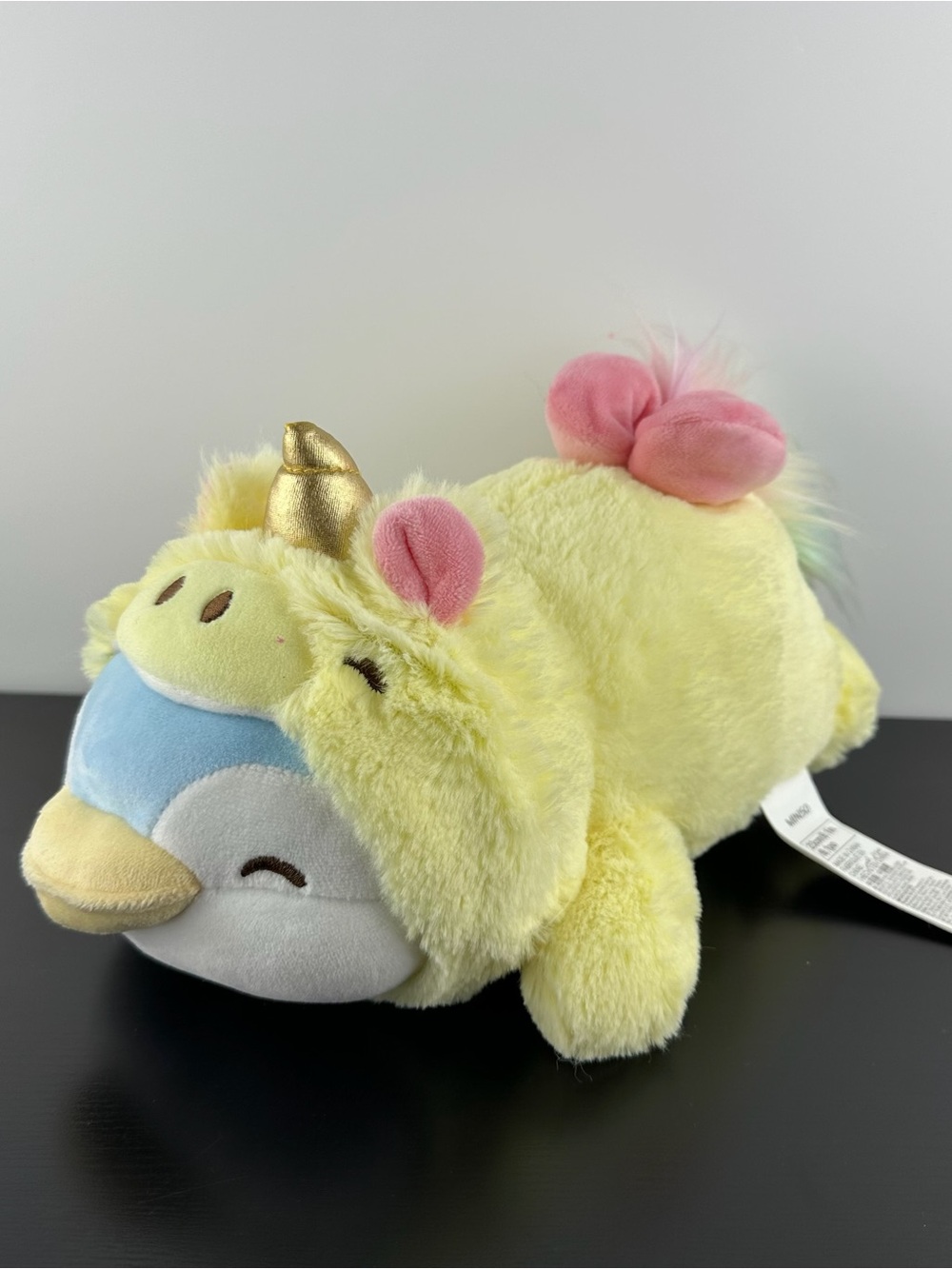 Miniso Rare Pen Pen Penguin in Unicorn Costume 10" PenPen Mini Family Plush